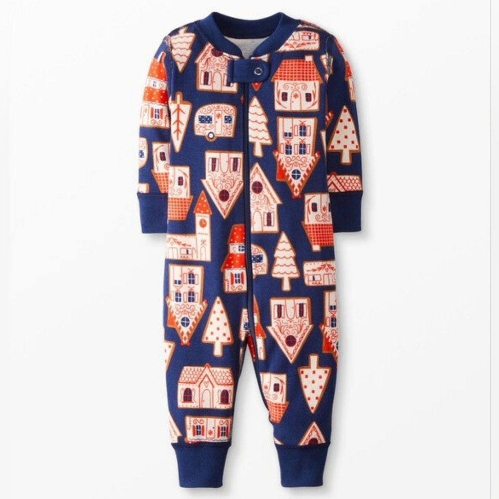 Hanna Andersson | Baby Zip Sleeper Gingerbread Village